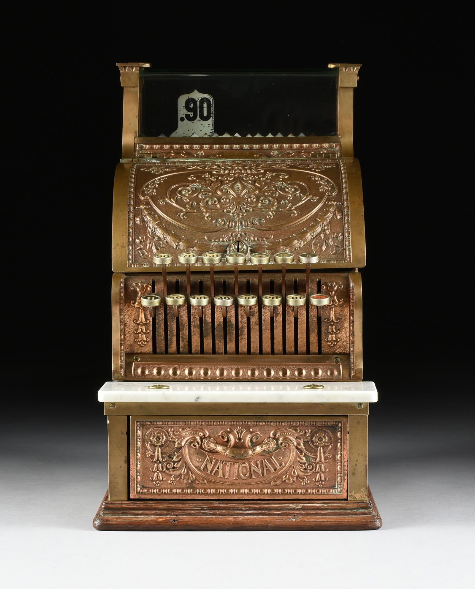 A NATIONAL CASH REGISTER MODEL 313, AMERICAN, 1912, (1 of 12)