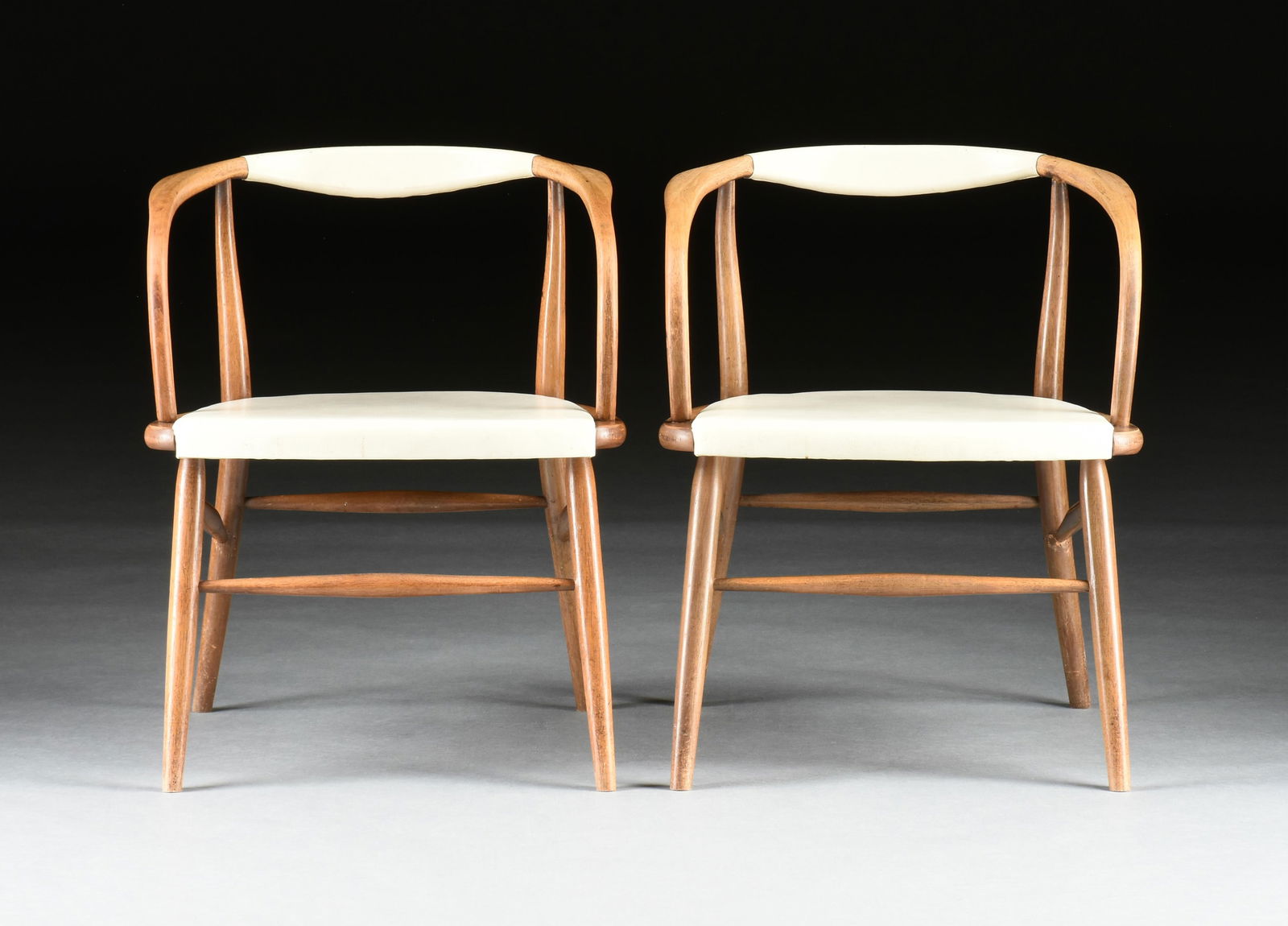 JACK CARTWRIGHT (American 1929-2021) A BOLING CHAIR COMPANY SET OF SIX ARMCHAIRS, AMERICAN, CIRCA (1 of 4)