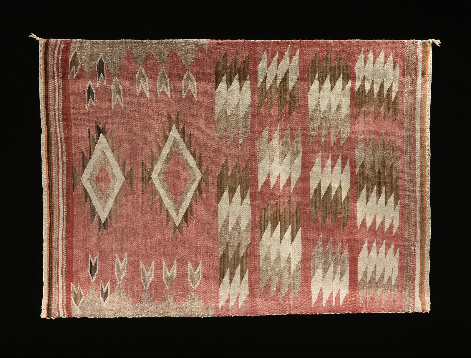 A GEOMETRIC RUG, NAVAJO, 20TH CENTURY, (1 of 5)