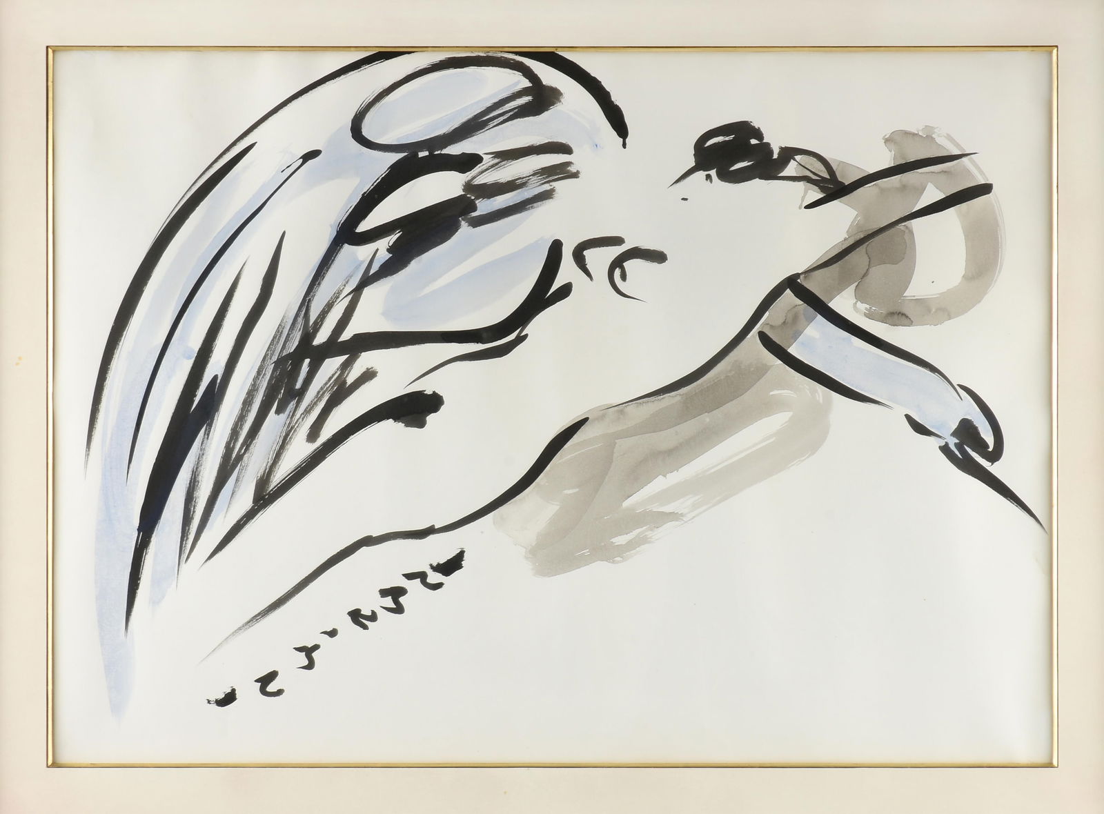 REUBEN NAKIAN (American 1897-1986) "Leda and the Swan," 1980, (1 of 13)