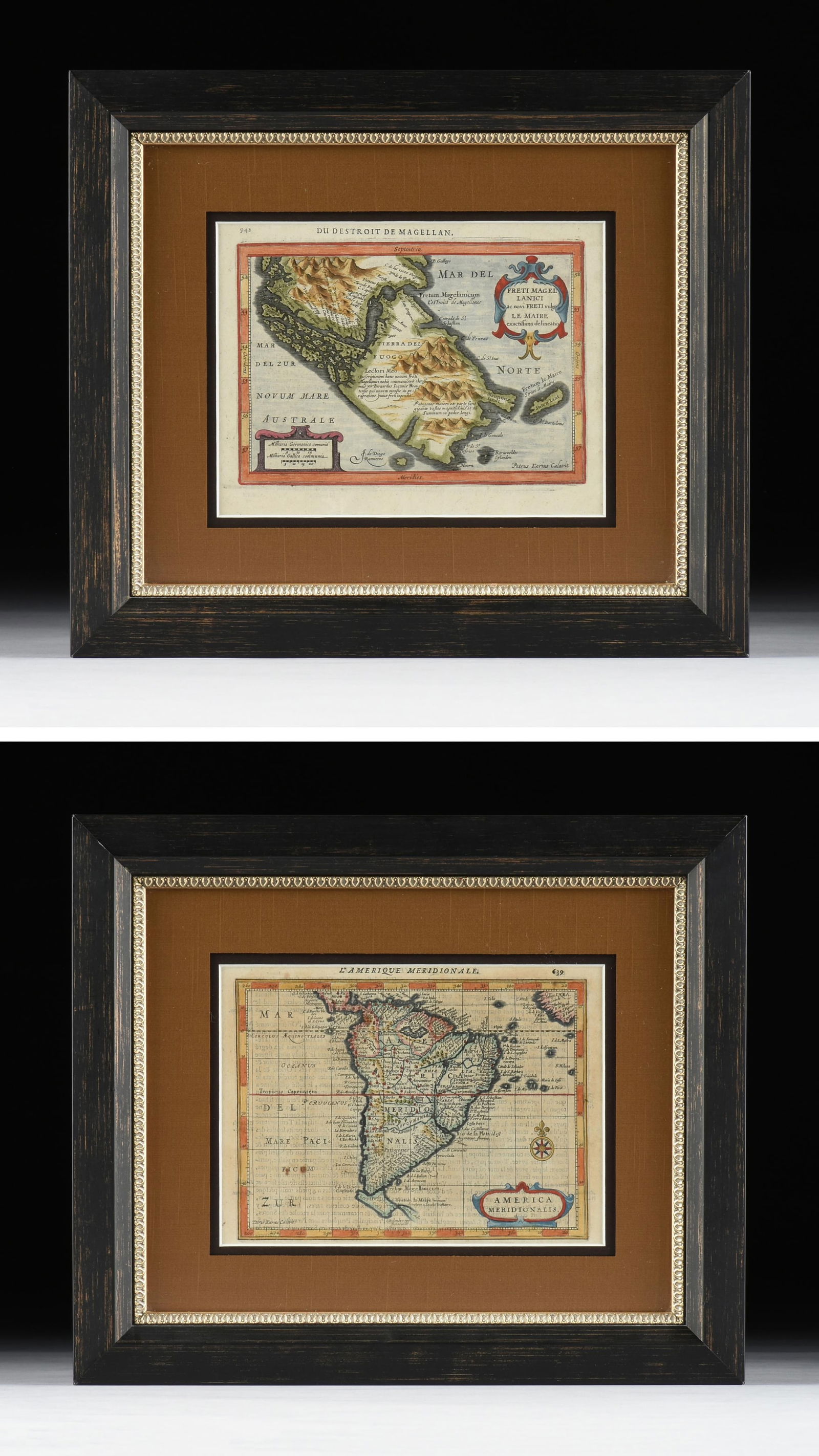 GERARD MERCATOR (Flemish, 1512–1594) and JODOCUS HONDIUS (Flemish/Dutch 1563-1612) TWO MAPS (1 of 7)
