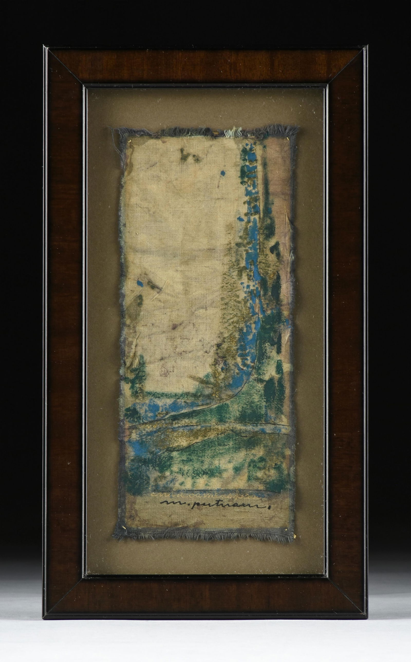 MARGARET PUTNAM (American/Texas 1913-1989) TWO WORKS "And it Came to Pass," AND "Abstract with Gold (1 of 11)