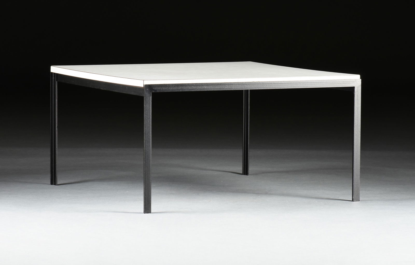 FLORENCE KNOLL (American 1917-2019) A KNOLL ASSOCIATES T COFFEE TABLE, AMERICAN, CIRCA 1960, (1 of 3)
