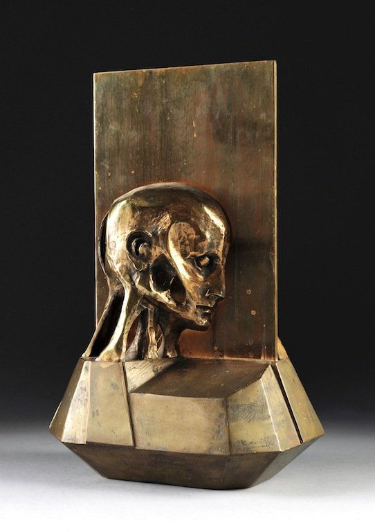 MICHAEL AYRTON (British 1921-1975) A SCULPTURE, "Untitl: MICHAEL AYRTON (British 1921-1975) A SCULPTURE, "Untitled," signed and numbered 3/9 in the bronze. On swivel base. Height 16" Width 10 1/2"