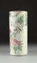 TWO VINTAGE CHINESE FAMILLE ROSE PORCELAIN HAT STANDS, - 7