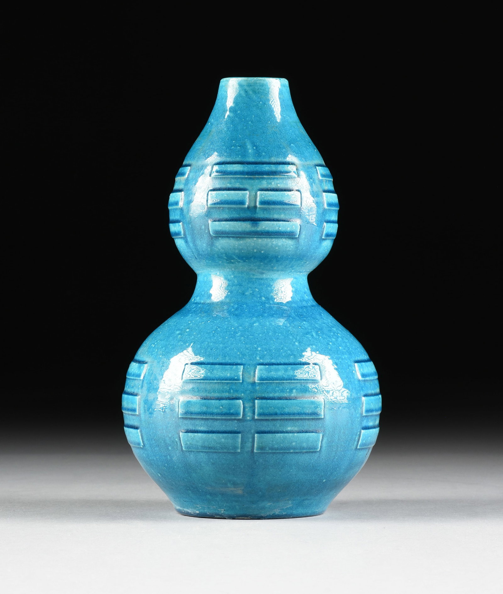 A DOUBLE-GOURD TRIGRAM VASE, CHINESE, (1 of 7)