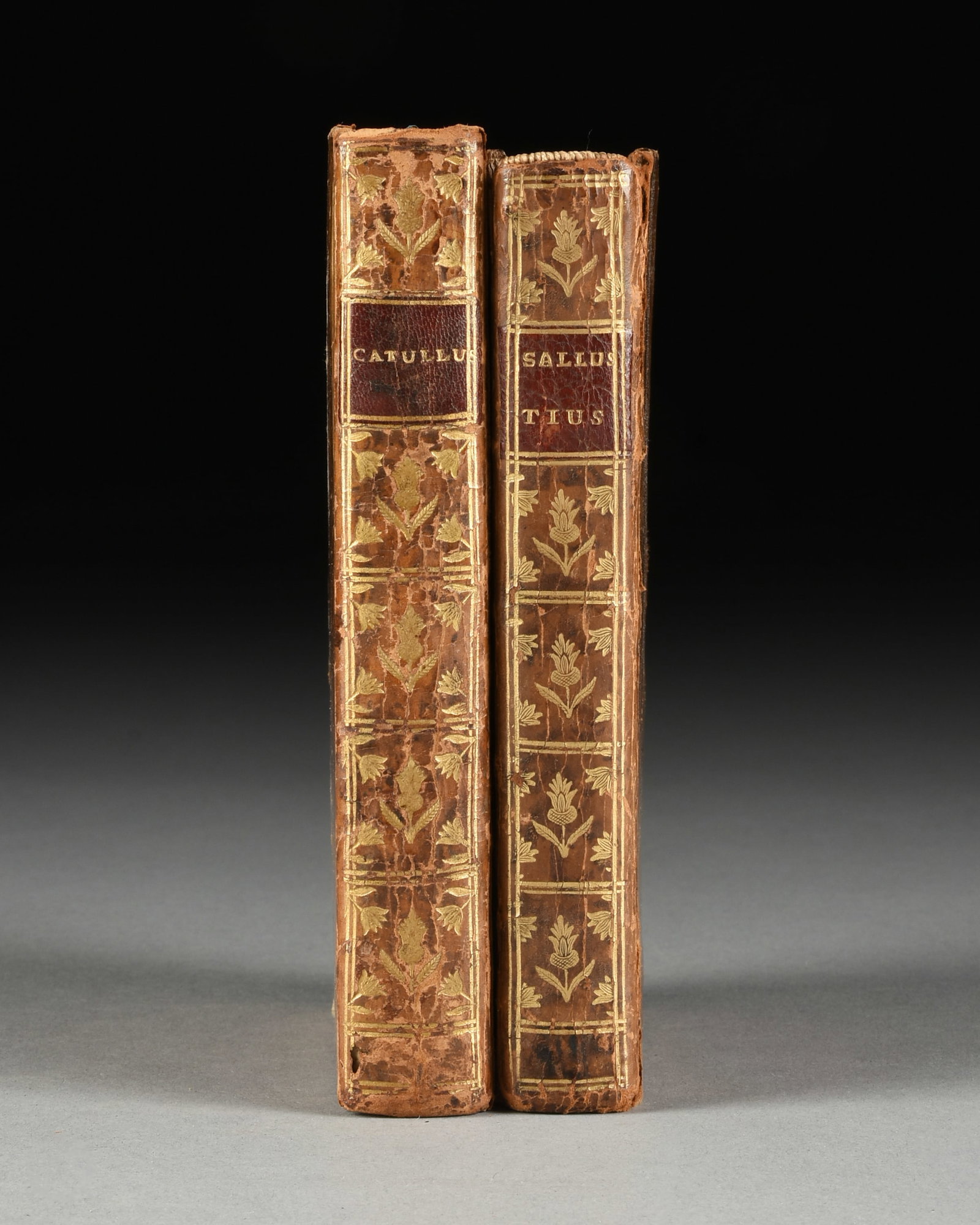 Catullus, Tibullus et Propertius AND Caii Sallustii Crispi, PARIS: BARBOU, 1754/1774,: Catullus, Tibullus et Propertius AND Caii Sallustii Crispi, PARIS: BARBOU, 1754/1774, two 18th century books with latin text published by Barbou in Paris, including the works of Catullus and the