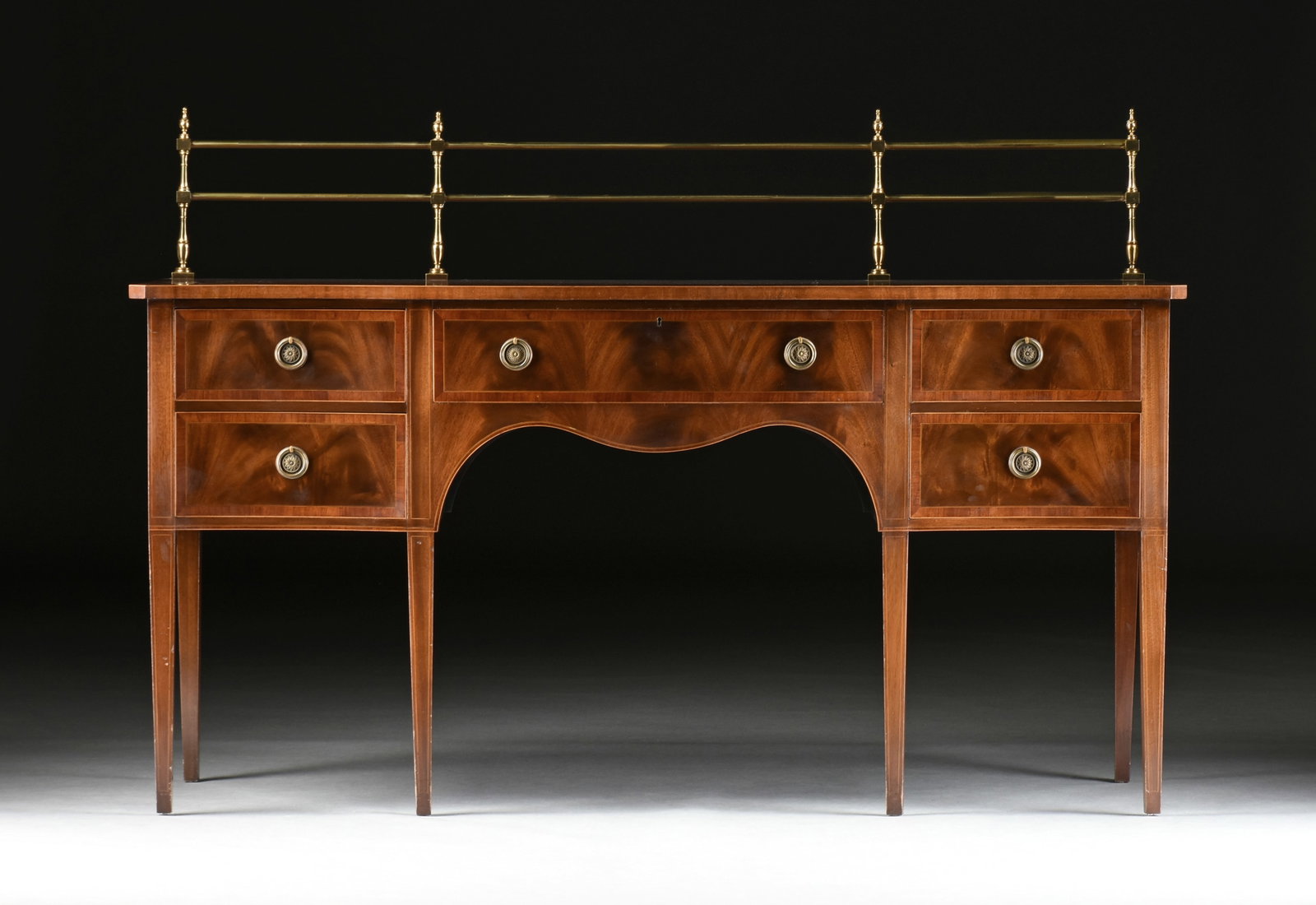 A FREDERICK TIBBENHAM NEOCLASSICAL STYLE SIDEBOARD, BRITISH, FIRST HALF 20TH CENTURY, (1 of 10)