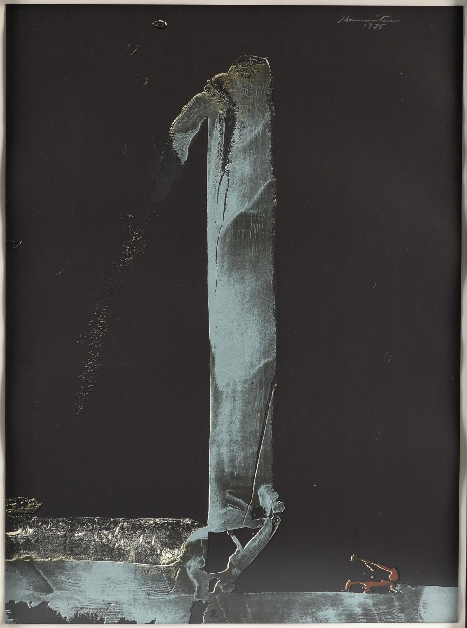 KANEMITSU MATUSMI (Japanese/American 1922-1992) Za Zen (The Meditation), 1975,: KANEMITSU MATUSMI (Japanese/American 1922-1992) Za Zen (The Meditation), 1975, lithograph on paper, from an edition of 70, printed by Tamarind Institute, part of "Suite 15," signed and dated upper rig