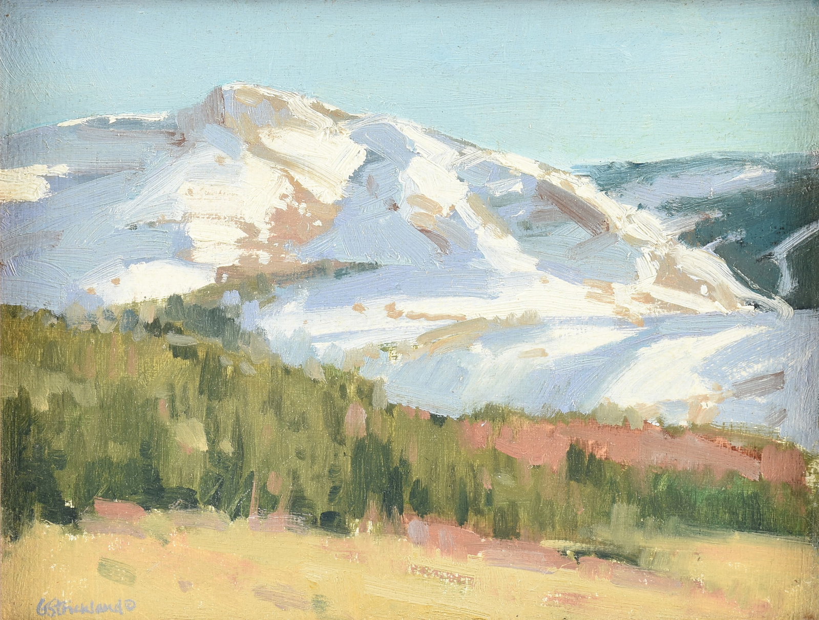 GEORGE STRICKLAND (American b. 1943) Mountain Landscape, 20TH CENTURY, (1 of 13)