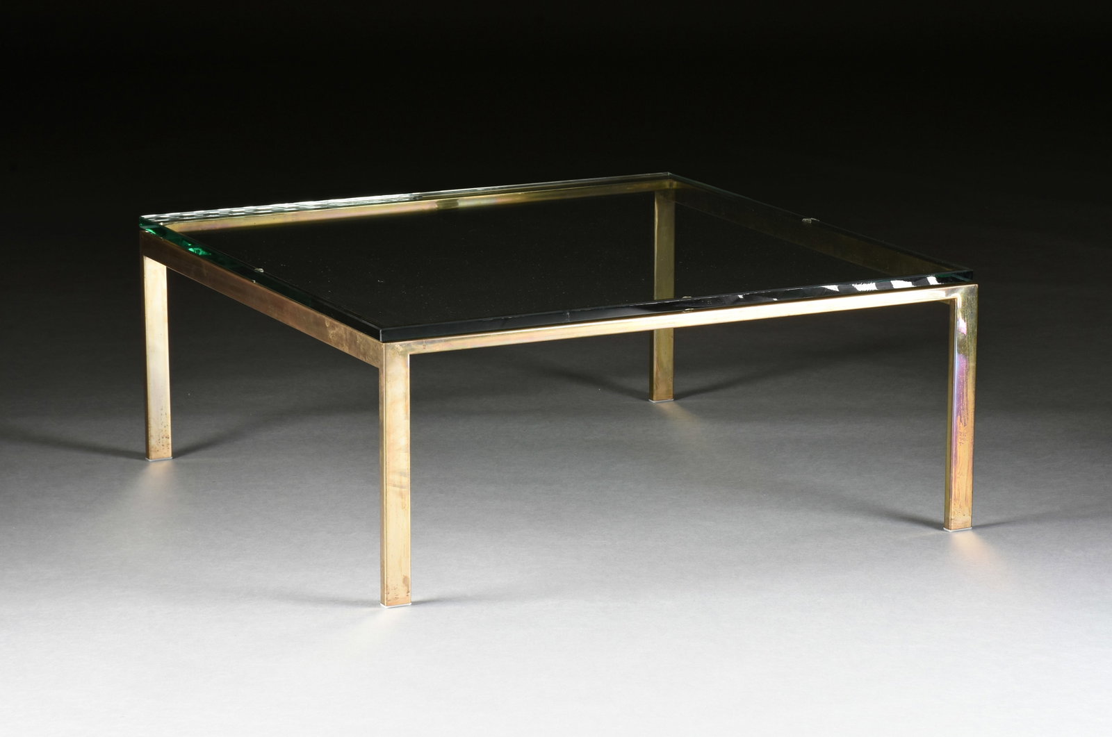 A MID-CENTURY MODERN SQUARE COFFEE TABLE, CIRCA 1970, (1 of 2)