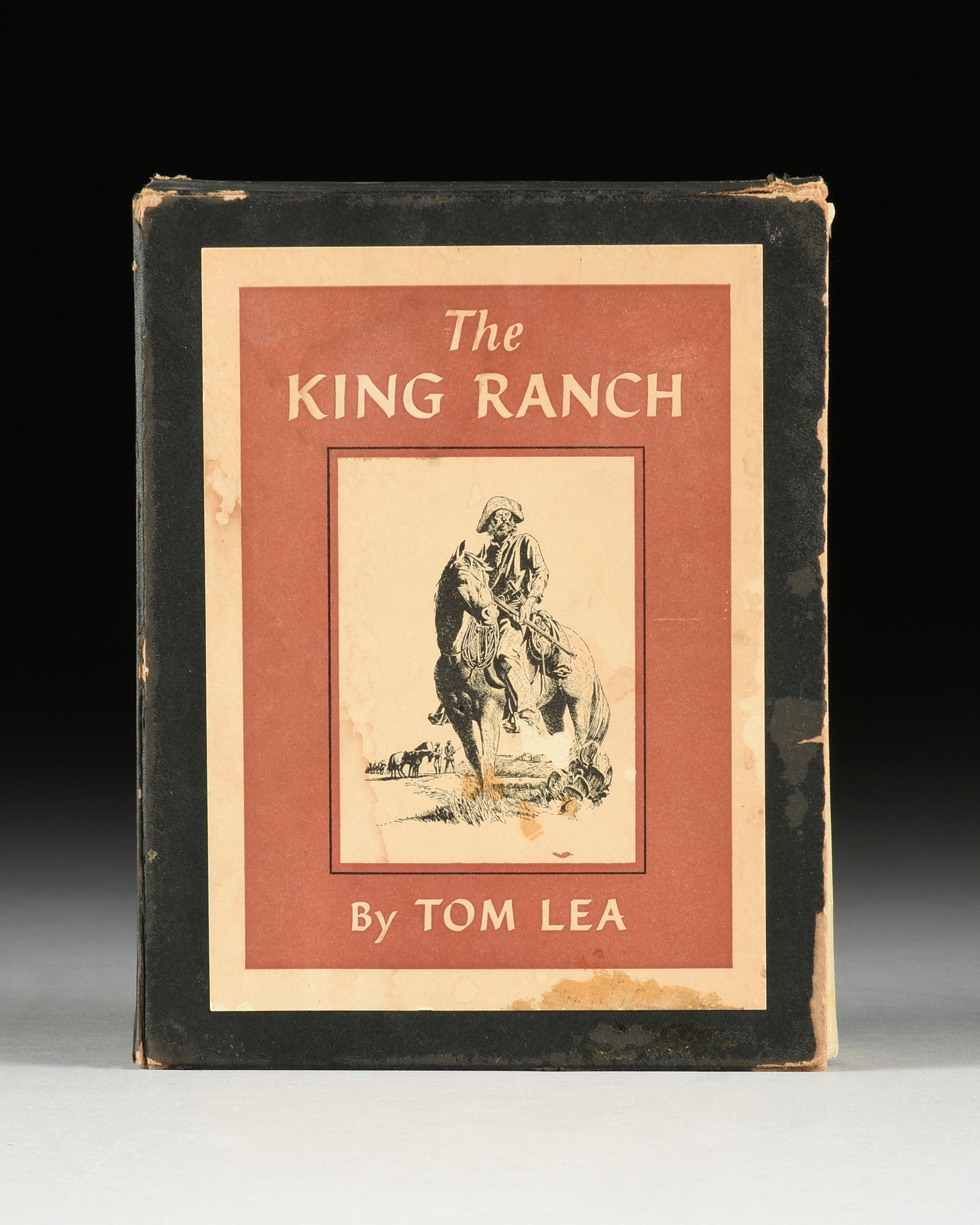 TOM LEA (American/Texas 1907-2001) The King Ranch, BOSTON: LITTLE, BROWN, AND COMPANY, 1957,: TOM LEA (American/Texas 1907-2001) The King Ranch, BOSTON: LITTLE, BROWN, AND COMPANY, 1957, first edition, two volume boxed set of The King Ranch by Tom Lea. 9 1/2 x 7 1/2 x 2 7/8 in. (24.1 x 19.1 x 