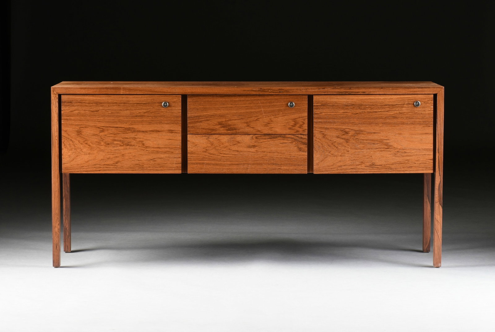 A HARVEY PROBBER CREDENZA FILING CABINET, AMERICAN, CIRCA 1970, (1 of 14)