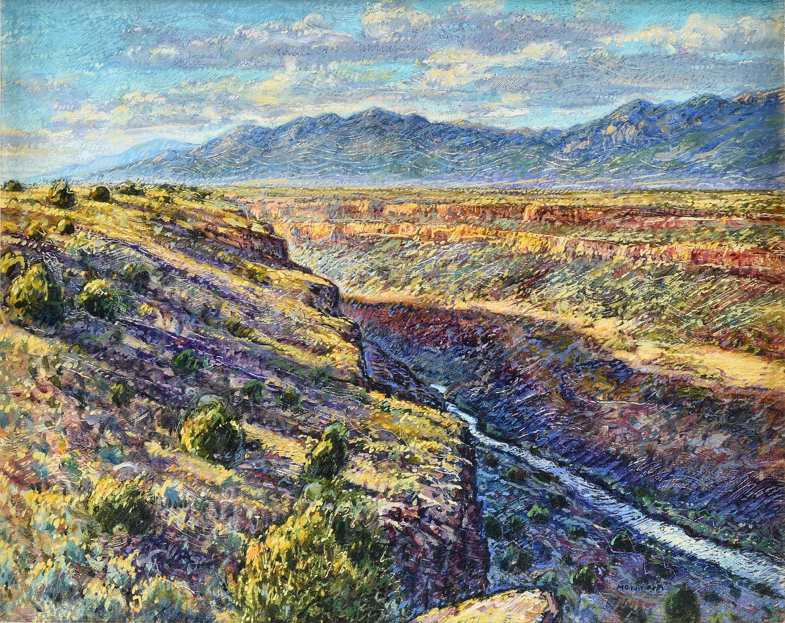 ROGER MONTOYA (American b. 1961) Rio Grande Canyon, 2000, (1 of 18)