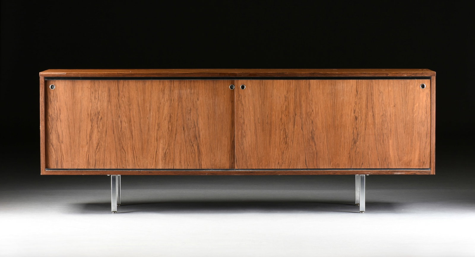 GEORGE NELSON (American 1908-1986) A HERMAN MILLER EXECUTIVE OFFICE GROUP CREDENZA, 8000 SERIES, (1 of 10)