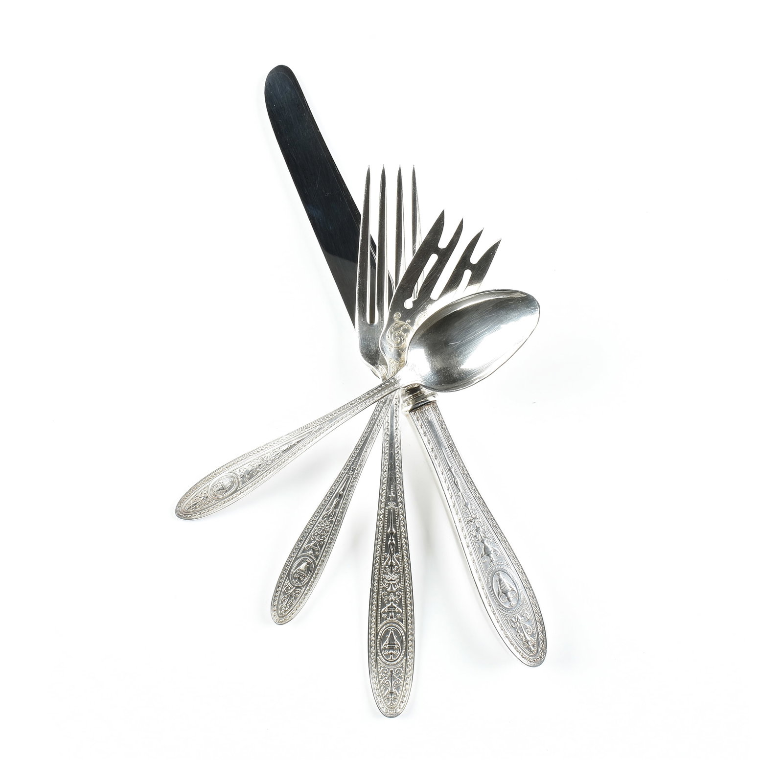A 208 PIECE INTERNATIONAL STERLING Wedgwood FLATWARE SERVICE, AMERICAN, 20TH CENTURY, (1 of 11)