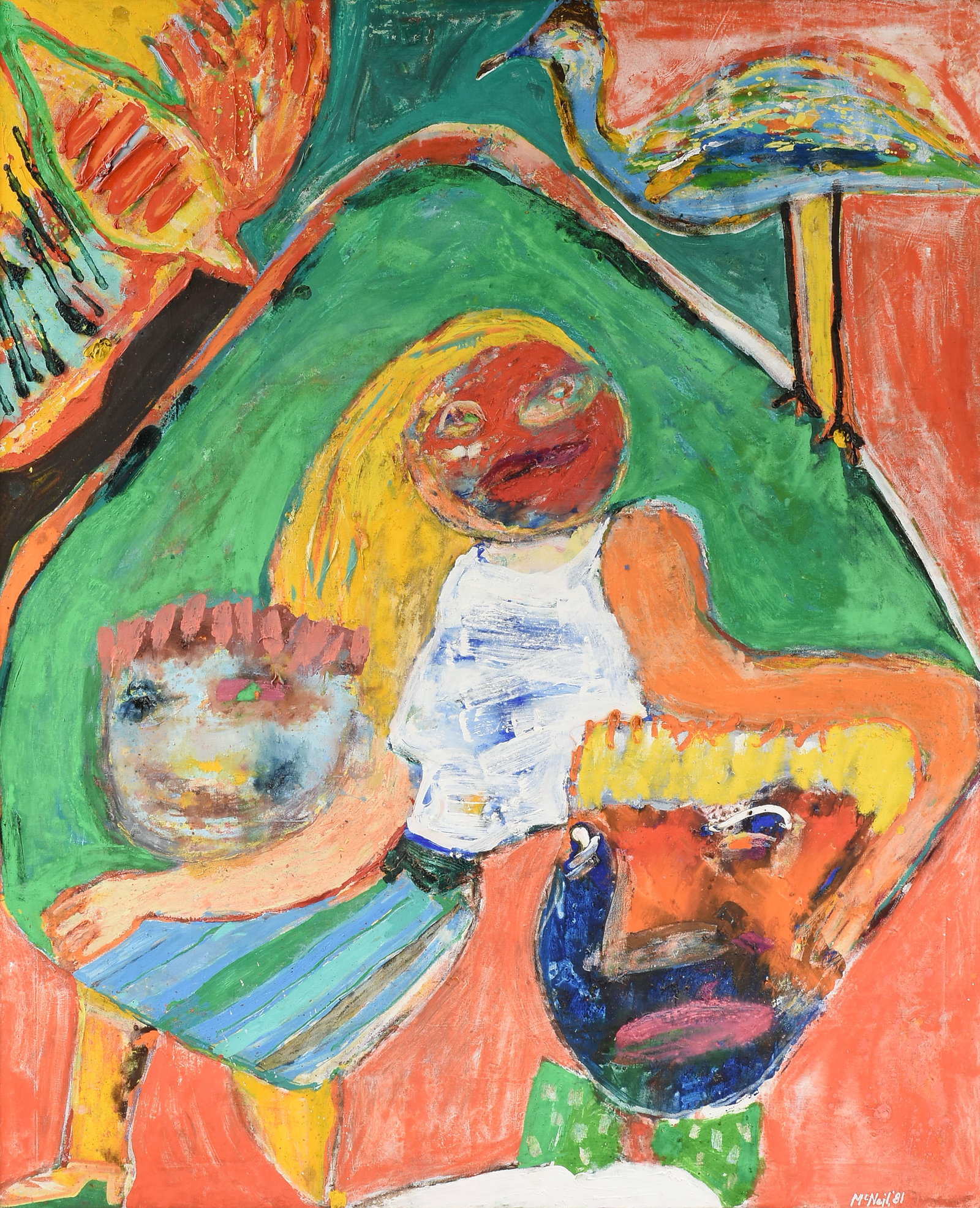 GEORGE MCNEIL (American 1908-1995) Ambiguity II, 1981, (1 of 18)