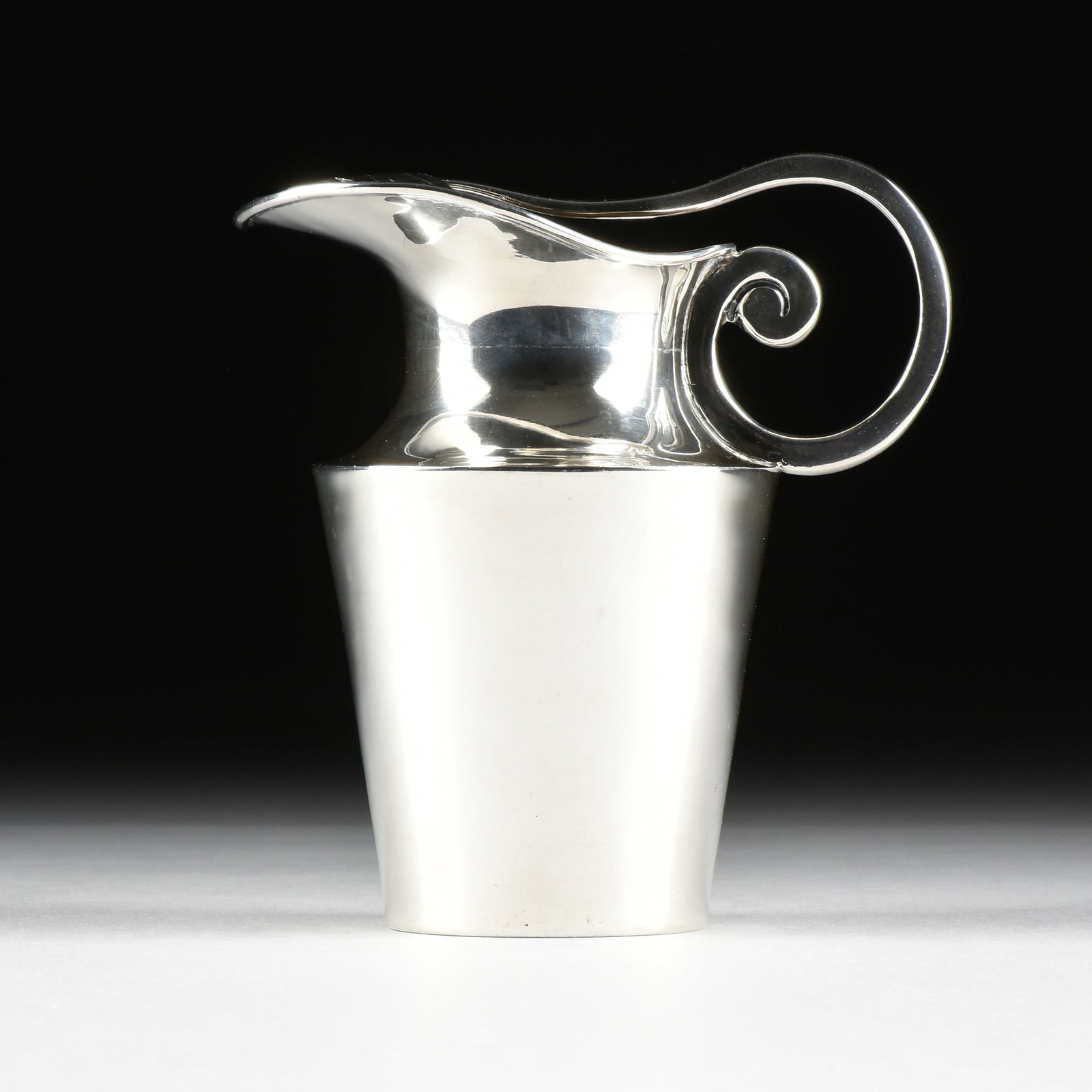 A HECTOR AGUILAR STERLING SILVER PITCHER, MEXICAN, 1940s, (1 of 6)