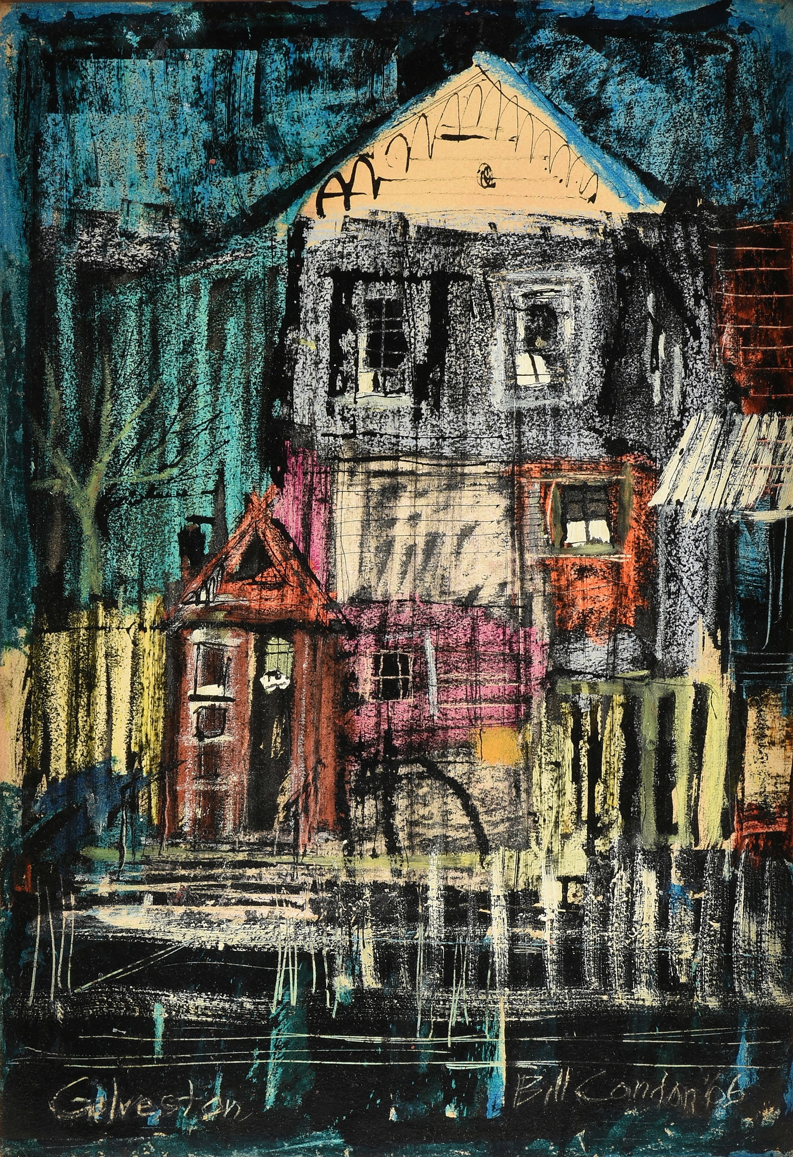 WILLIAM (BILL) CONDON (American/Texas 1923-1998) Galveston, 1966, (1 of 13)