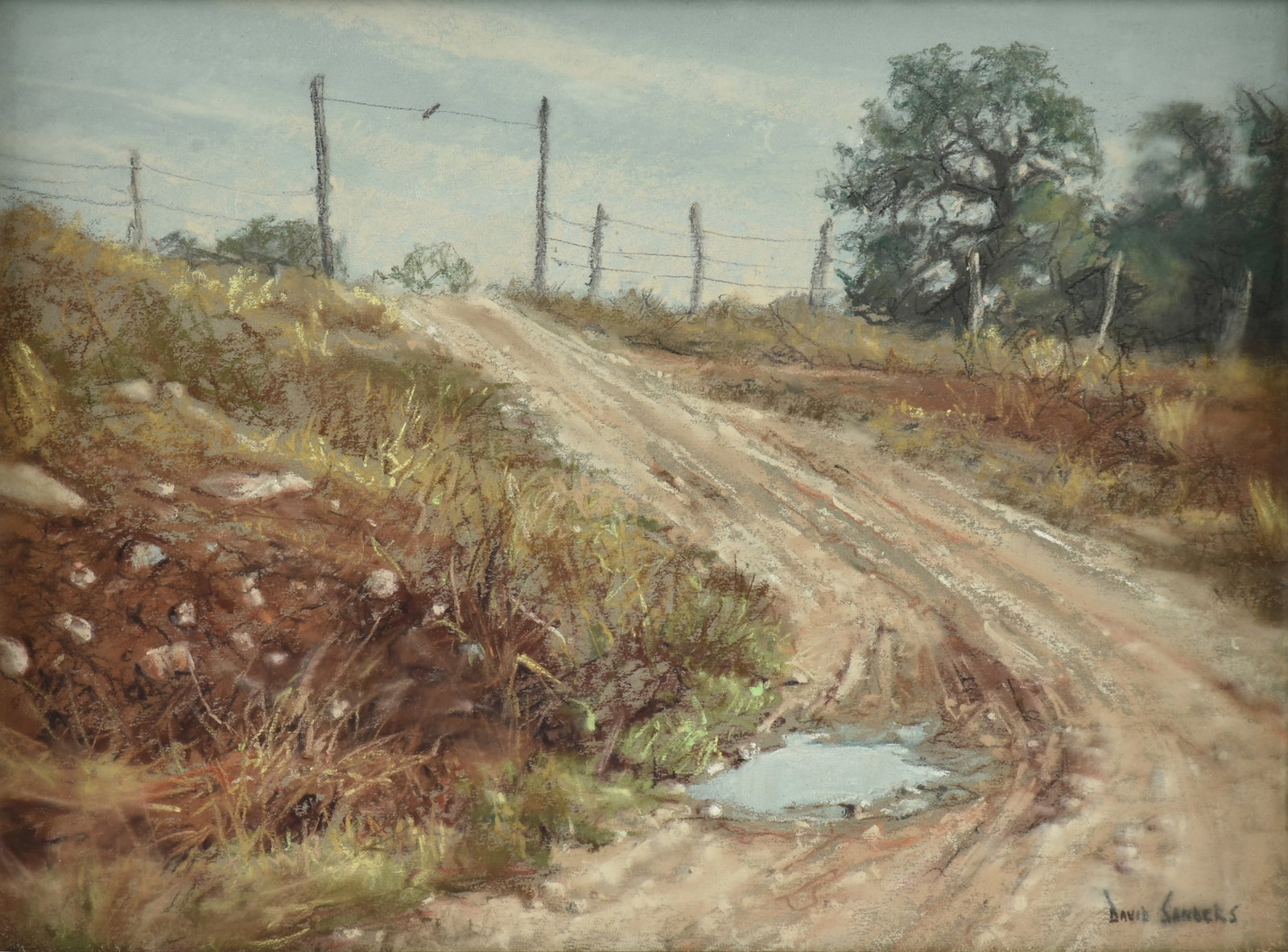 DAVID SANDERS (American/Texas 1936-2013) Ranch Gate, 20TH CENTURY, (1 of 12)