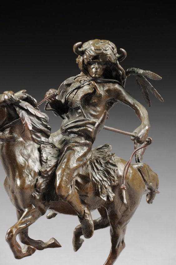 DAVID LEMON (American b. 1945) A BRONZE SCULPTURE, "Buf Lot 155