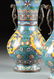 A PAIR OF LARGE VINTAGE CHINESE POLYCHROME DRAGON AND - 4