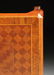 A CONTINENTAL WALNUT AND OLIVE WOOD INLAID PARQUETRY - 7