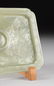 A DIMINUTIVE CHINESE CARVED AND INCISED CELADON JADE - 3