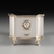 A GEORGE III STYLE SILVER PLATED COPPER KEEPSAKE BOX, - 4