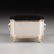 A GEORGE III STYLE SILVER PLATED COPPER KEEPSAKE BOX, - 5