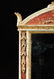 A NEOCLASSICAL STYLE PARCEL GILT RED AND WHITE PAINTED - 5