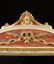 A NEOCLASSICAL STYLE PARCEL GILT RED AND WHITE PAINTED - 8
