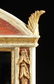A NEOCLASSICAL STYLE PARCEL GILT RED AND WHITE PAINTED - 9