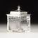 A VICTORIAN STERLING SILVER MOUNTED CUT GLASS TEA - 2