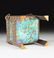 A VIENNA SECESSIONIST STYLE PATINATED REPOUSSE BRONZE - 7