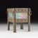 A VIENNA SECESSIONIST STYLE PATINATED REPOUSSE BRONZE