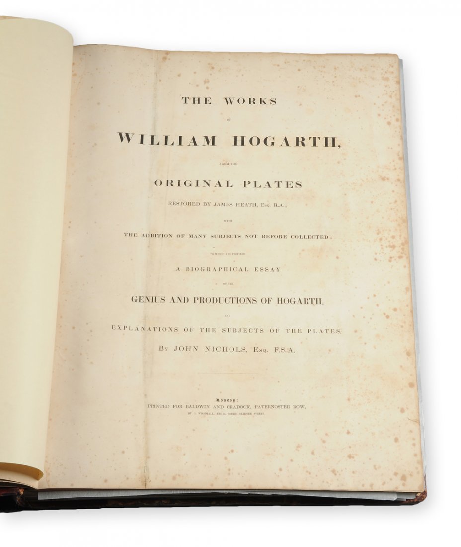 HOGARTH, WILLIAM (1697-1764), "THE WORKS... FROM THE (1 of 9)