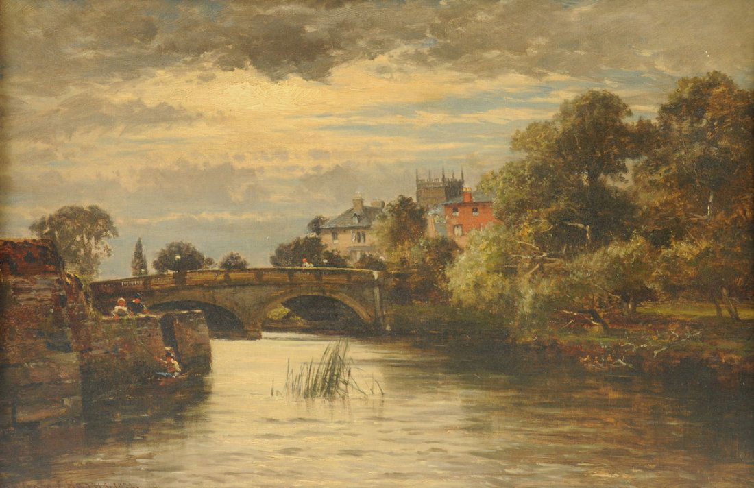 WILLIAM E. HARRIS (British 1856-1929) A PAINTING, "A (1 of 10)