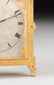 A SWISS GILT AND SILVERED ENGRAVED BRASS STRUT CLOCK, - 5