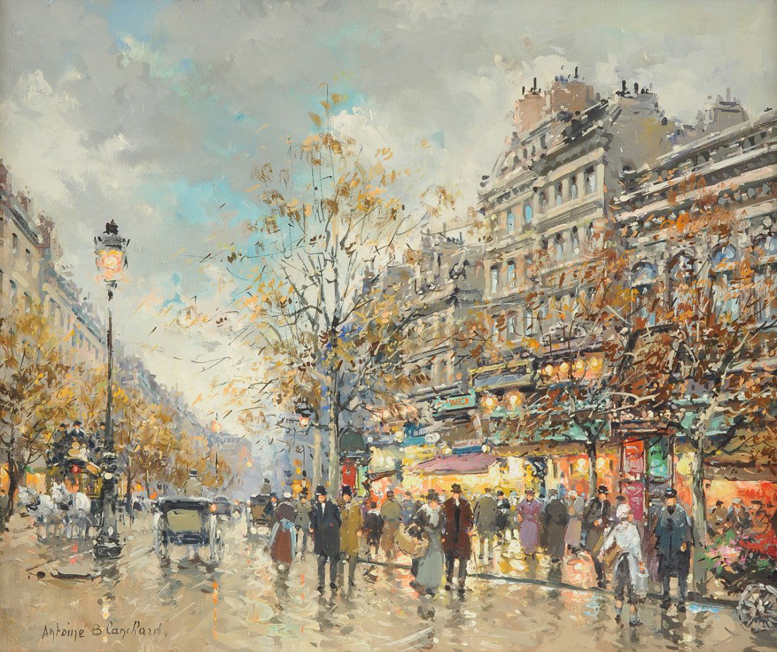ANTOINE BLANCHARD (French 1910-1988) A PAINTING, (1 of 10)