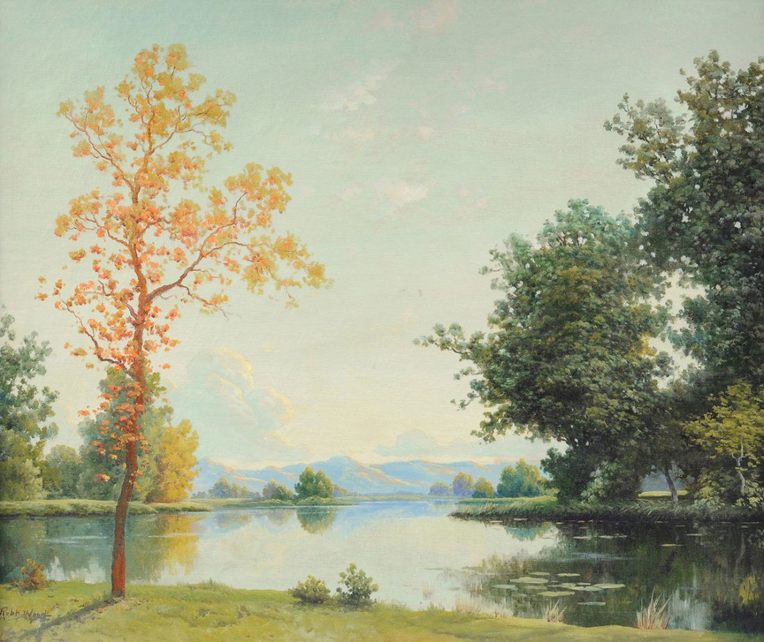 ROBERT WOOD (American/Texas 1889-1979) A PAINTING, (1 of 10)