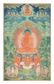A FRAMED TIBETAN THANGKA OF AMITABHA BUDDHA, LATE