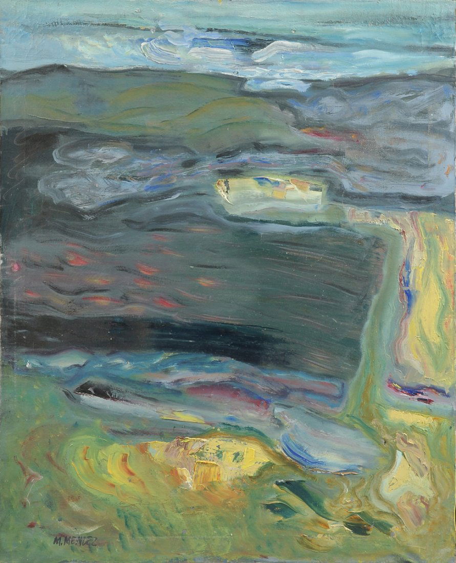 MANUEL SÁNCHEZ MENDEZ (Spanish b. 1930) A PAINTING, (1 of 10)