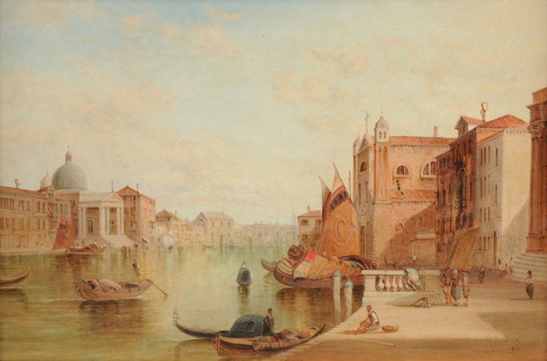 ALFRED POLLENTINE (British 1836-1890) A PAINTING, (1 of 10)