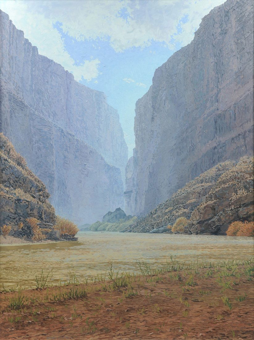 HENRY COE (American b. 1946) A PAINTING, "Canyon Mist," (1 of 10)