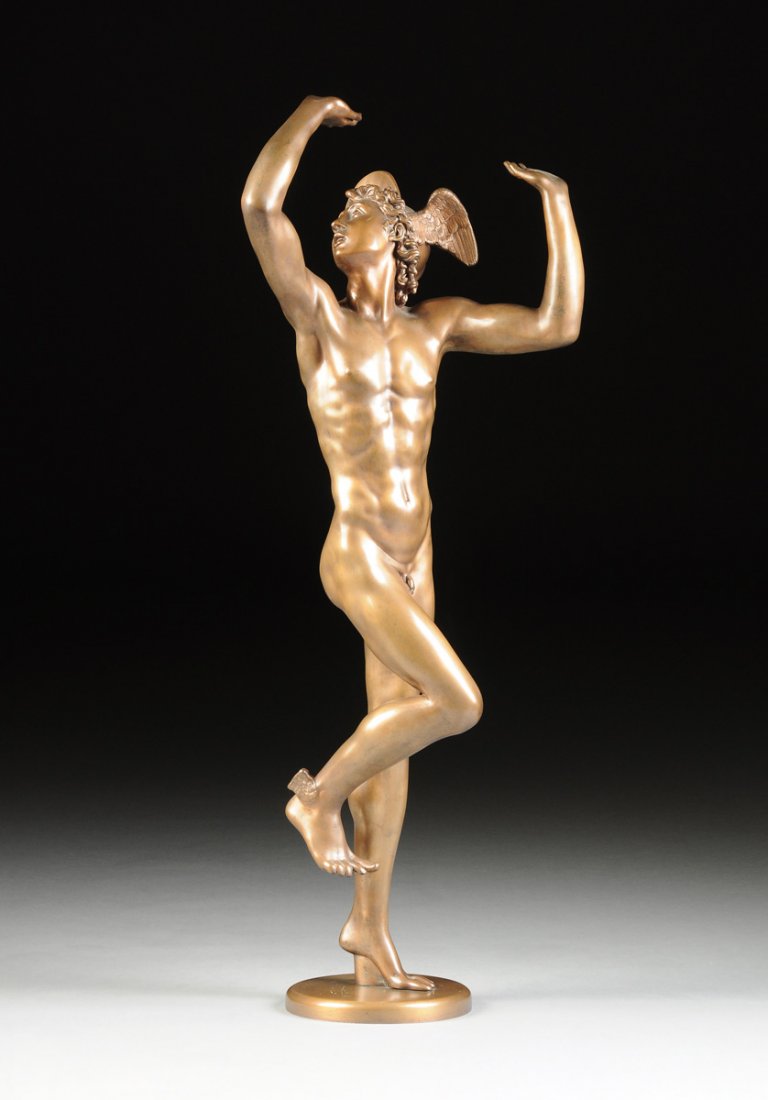 CONTINENTAL SCHOOL (20th Century), A BRONZE SCULPTURE, (1 of 10)