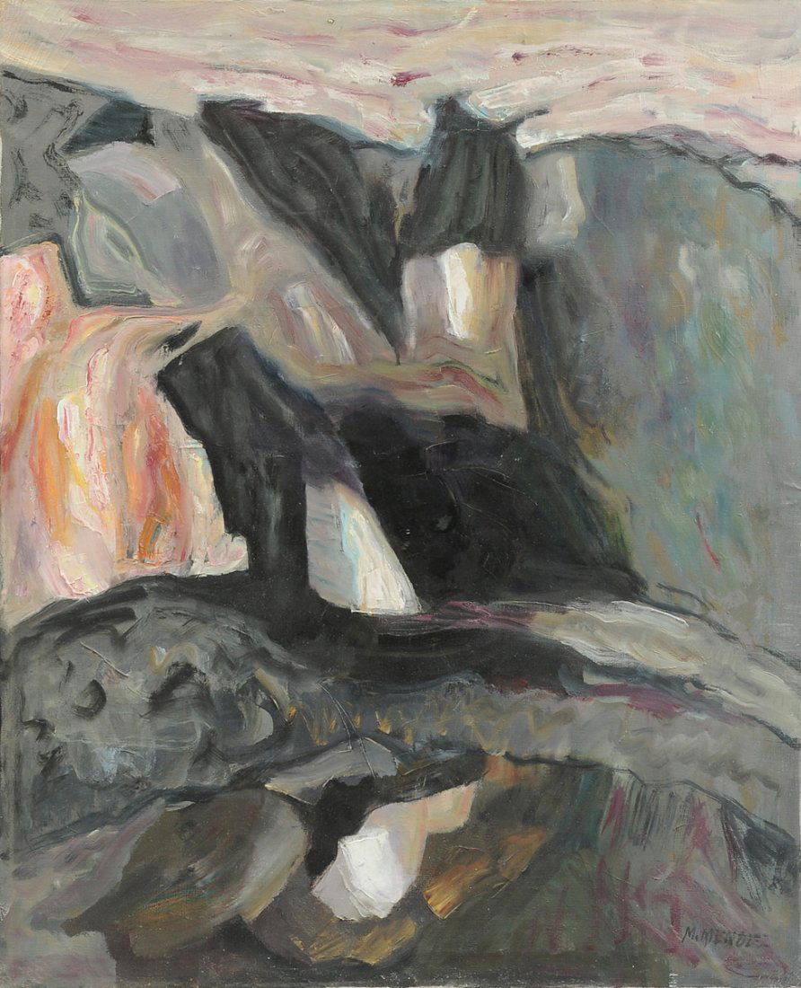 MANUEL SÁNCHEZ MENDEZ (Spanish b. 1930) A PAINTING, (1 of 10)