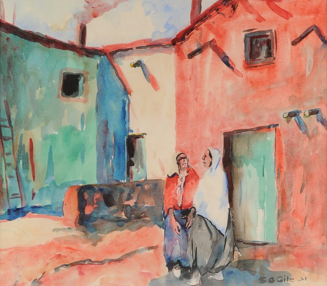 SELDEN CONNOR GILE (American 1877-1947) A PAINTING, (1 of 10)