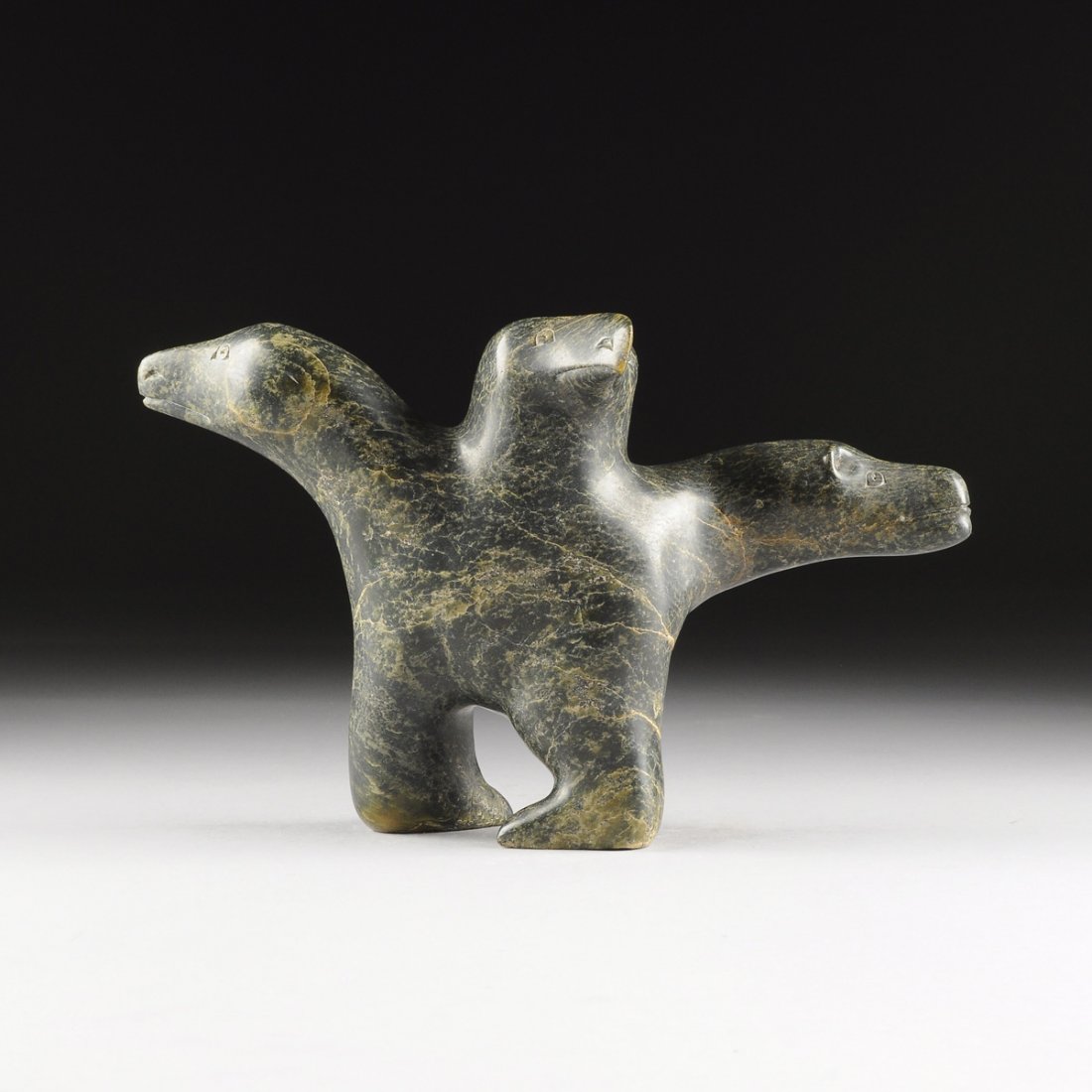 TUKIKI MANOMIE (Canadian/Inuit b. 1952) A SERPENTINE (1 of 9)