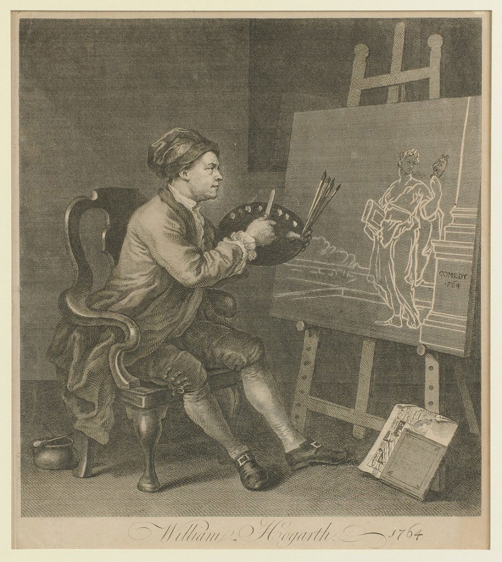 WILLIAM HOGARTH (British 1697-1764) AN ENGRAVING, (1 of 6)